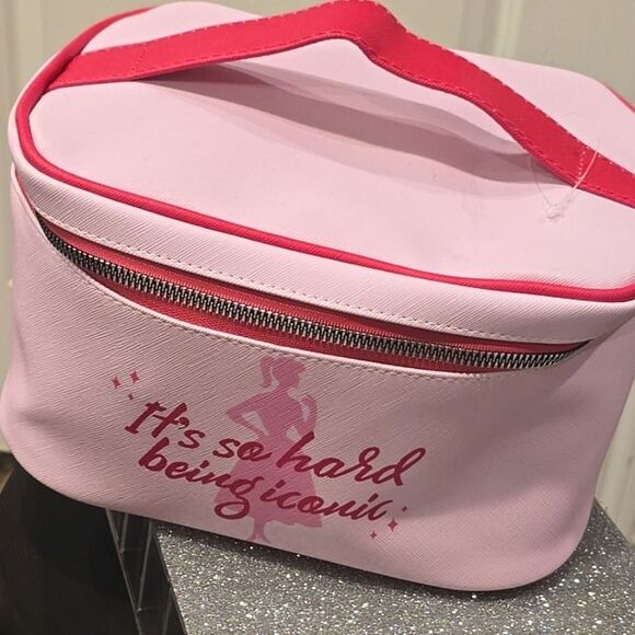 Barbie, "It's Hard Being Iconic" Zip Around Cosmetic Case - Picture 5 of 6